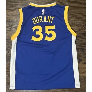 Golden State Warriors Adidas Jersey Durant #35 Youth Large 14 16 Basketball NBA